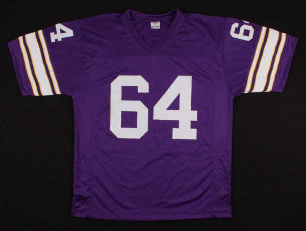 Randall McDaniel Signed Minnesota Vikings Jersey (JSA) 12×Pro Bowl O  Lineman