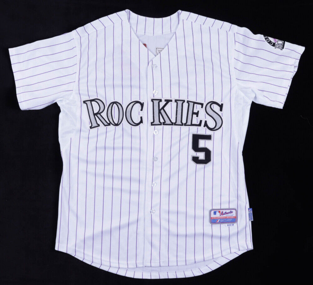 Carlos Gonzalez Signed Colorado Rockies Majestic MLB Jersey (Beckett COA)