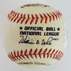 Bill Buckner Signed NL Baseball (JSA COA) Boston Red Sox, Chicago Cubs, Dodgers