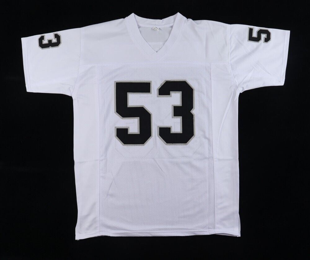 Rod Martin Signed Oakland Raiders Jersey Inscribed SB XV & XVIII (Beckett COA)