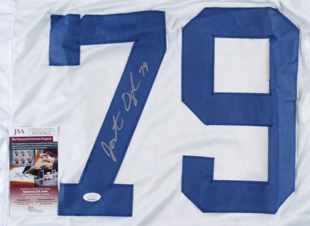 Jonathan Ogden Signed UCLA Bruins Jersey (JSA COA) Ravens HOF Offensive Tackle