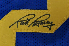 Rick Barry Signed San Francisco Warriors Photo Jersey (JSA COA) 1975 NBA Champ