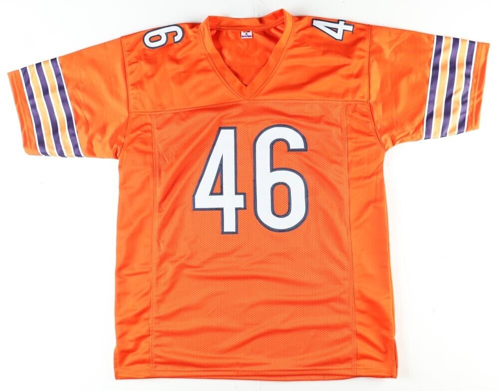 Doug Plank Signed Chicago Bears Jersey (Beckett) 1975 12th Round Pick Ohio State