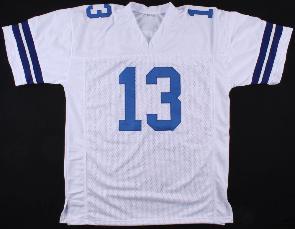 Michael Gallup Signed Cowboys White Jersey (JSA COA) Dallas 2018 3rd Rd Pick W.R