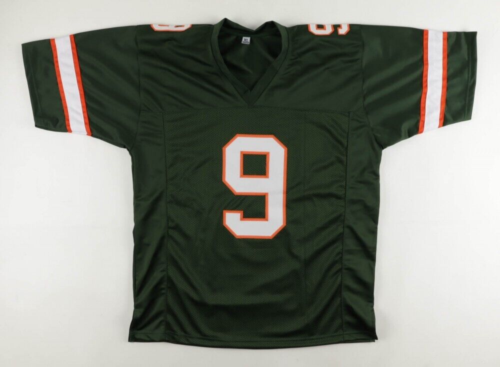 Brevin Jordan Signed Miami Hurricanes Jersey (JSA Sig. Debut COA) Houston Texans
