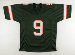 Brevin Jordan Signed Miami Hurricanes Jersey (JSA Sig. Debut COA) Houston Texans