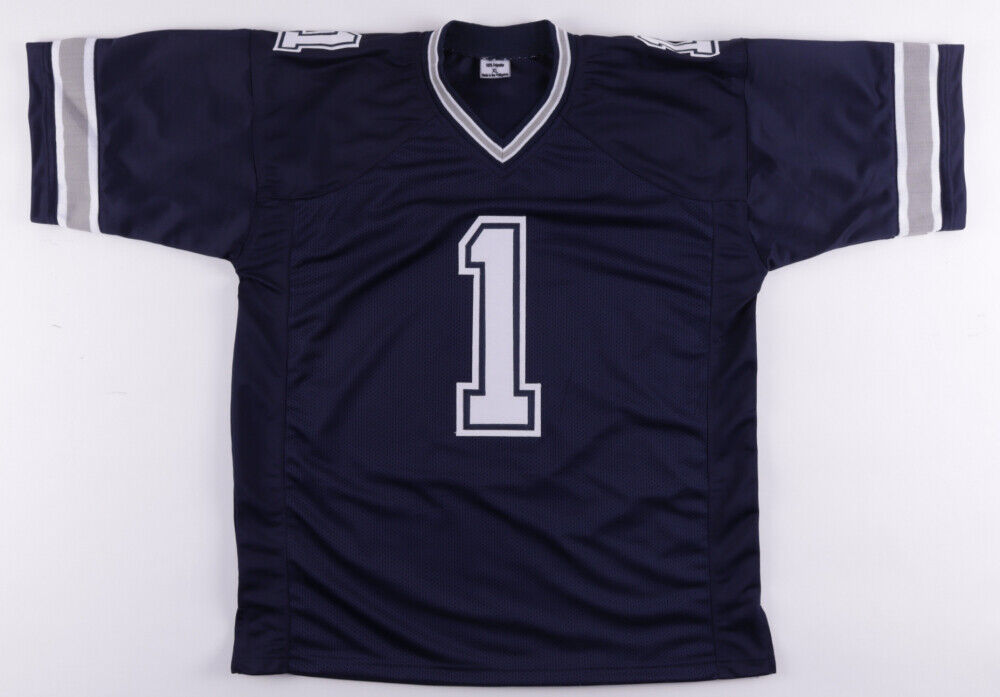 Cedrick Wilson Jr Signed Cowboys Jersey (JSA Holo) Dallas Draft Pick 2018 / W R