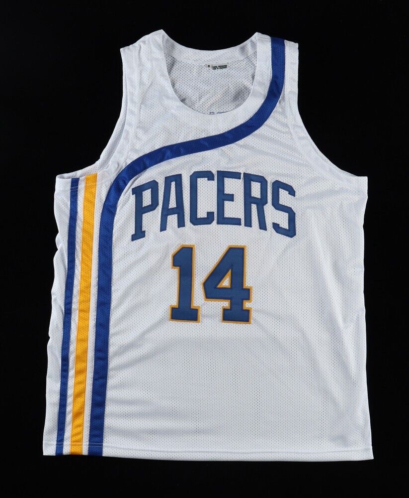 Freddie Lewis Signed ABA Indiana Pacer Jersey (JSA COA) 3xABA Champ / Guard