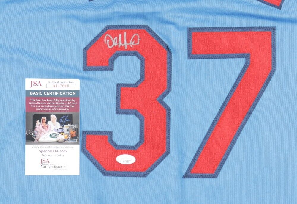 Oliver Marmol Signed St Louis Cardinals Jersey (JSA COA) Card Manager since 2022
