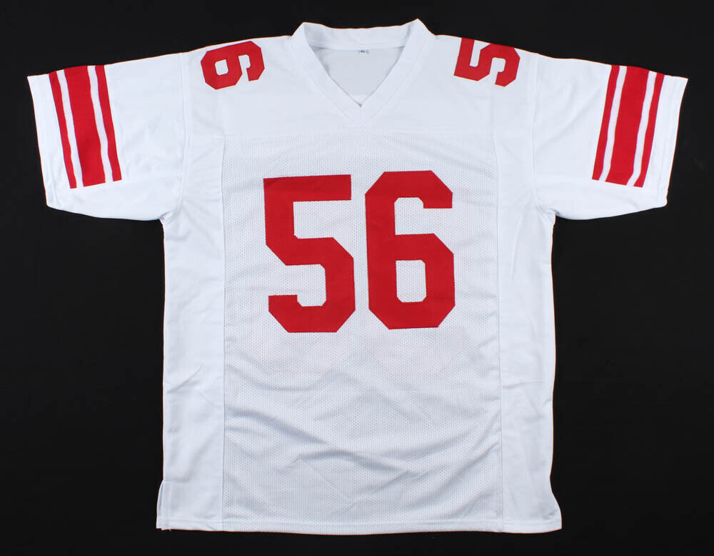 Lawrence Taylor Signed New York Giants Jersey (Beckett COA) 2×Super Bowl Champ