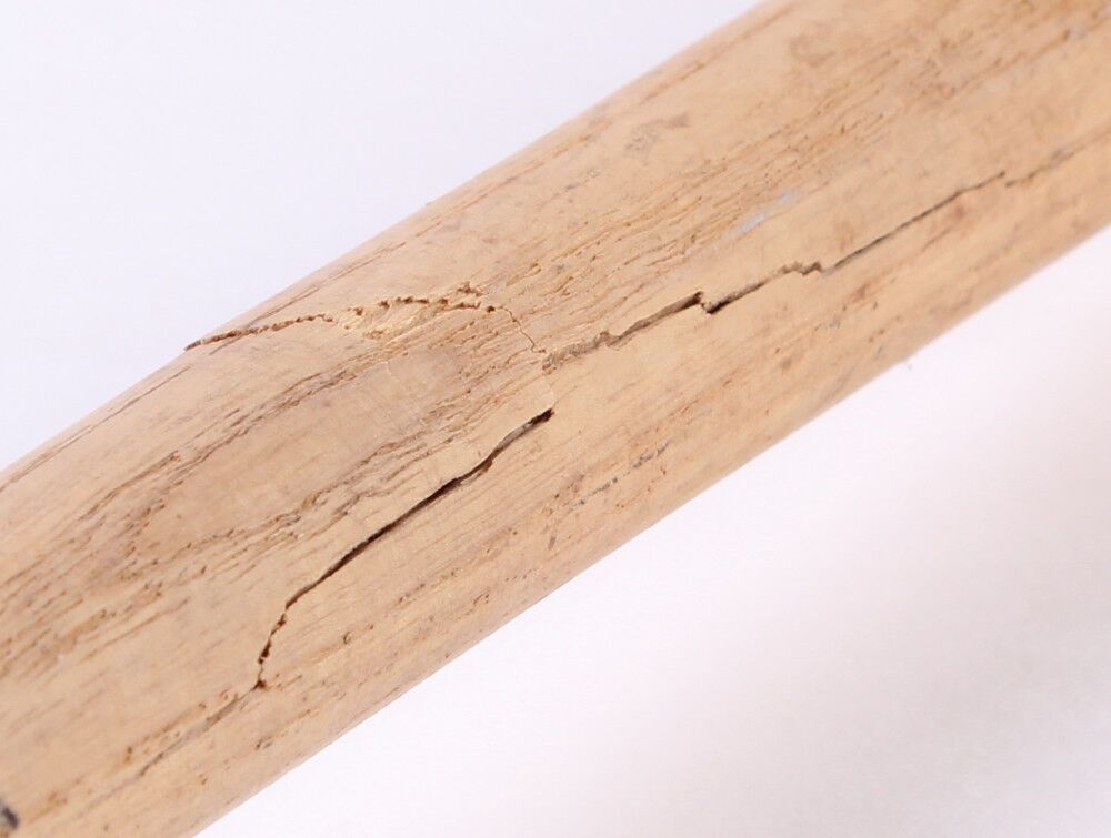 Bob Dernier Signed Rawlings Adirondack Pro Game Used Cracked Bat (JSA COA)