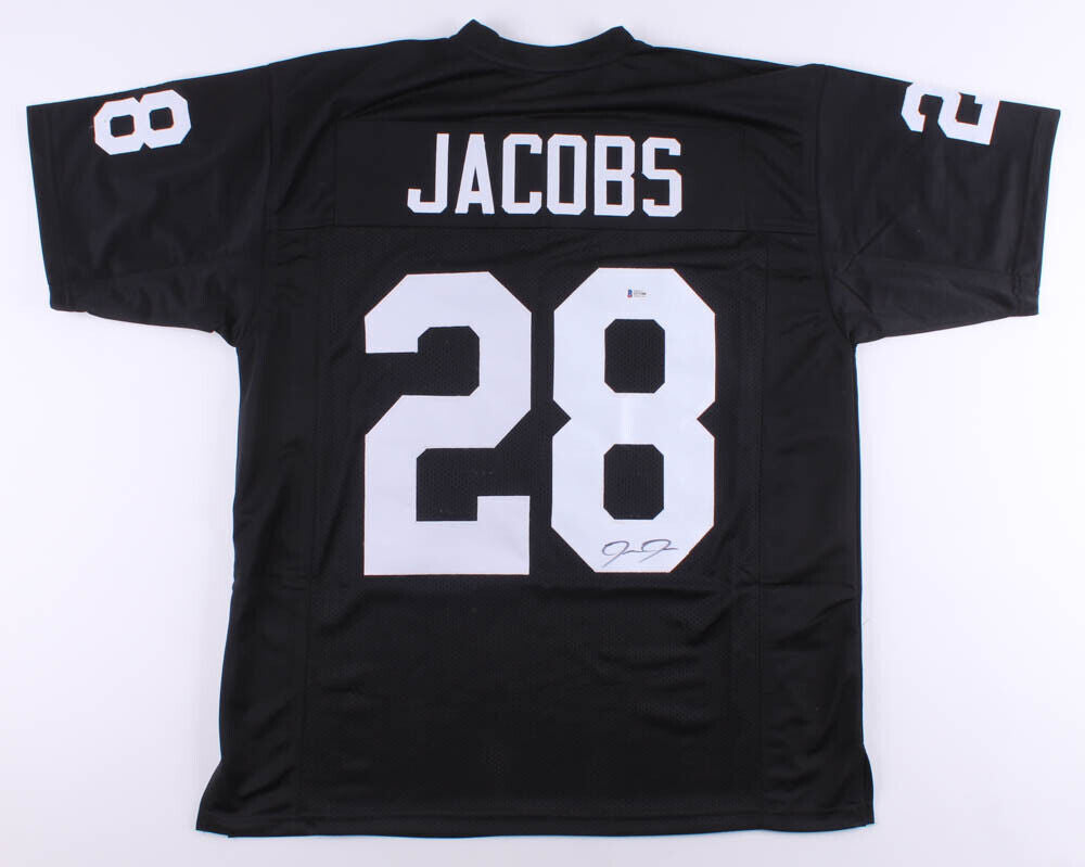 Josh Jacobs Signed Oakland Raiders Jersey (Beckett COA) Alabama Crimson Tide R.B