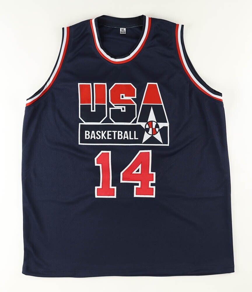 Alonzo Mourning Signed Team USA Jersey (JSA COA) 2000 Sydney Summer Olympics