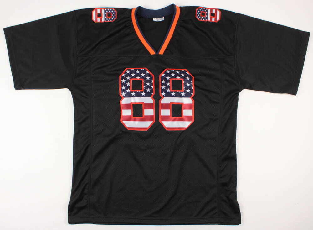 Riley Ridley Signed Chicago Bears "American Flag" Jersey (JSA) 2019 4th Rd Pick