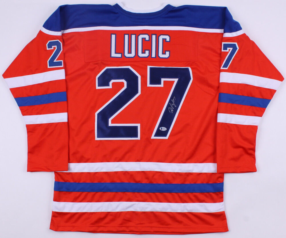 Milan Lucic Signed Edmonton Oilers Jersey (Beckett) Playing career 2007–present