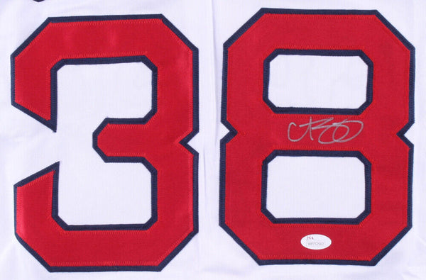 Curt Schilling Autographed Framed Red Sox Jersey - The Stadium Studio