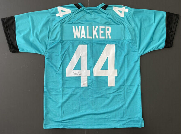 Travon Walker Autographed Jacksonville Jaguars Deluxe Framed Black Jersey -  BAS