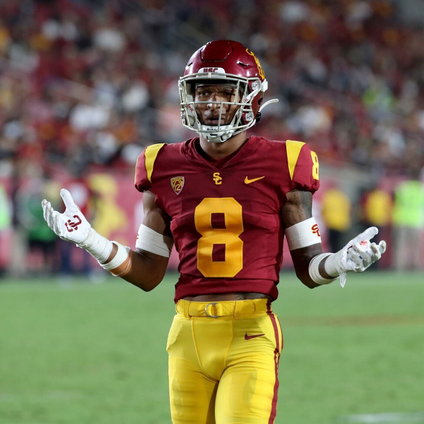 Chris Steele Signed USC Trojans Jersey (JSA COA) Pittsburgh Steelers Cornerback
