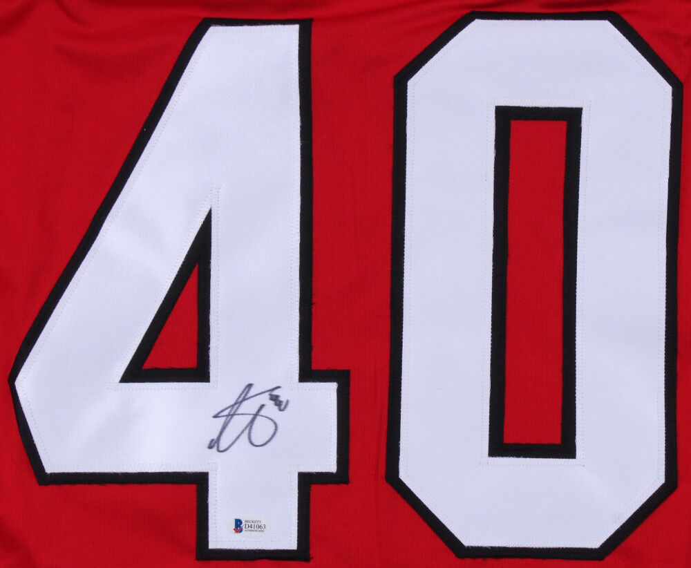 Gabriel Dumont Signed Senators Jersey (Beckett COA) Playing career 2009–present