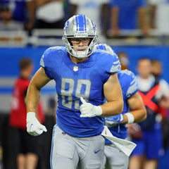 Brock Wright Signed Detroit Lions Speed Mini Helmet (JSA COA) Ex-Notre Dame T.E.