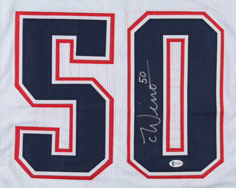 Chase Winovich Signed New England Patriots Jersey (Beckett COA) 2019 3rd Rnd Pck