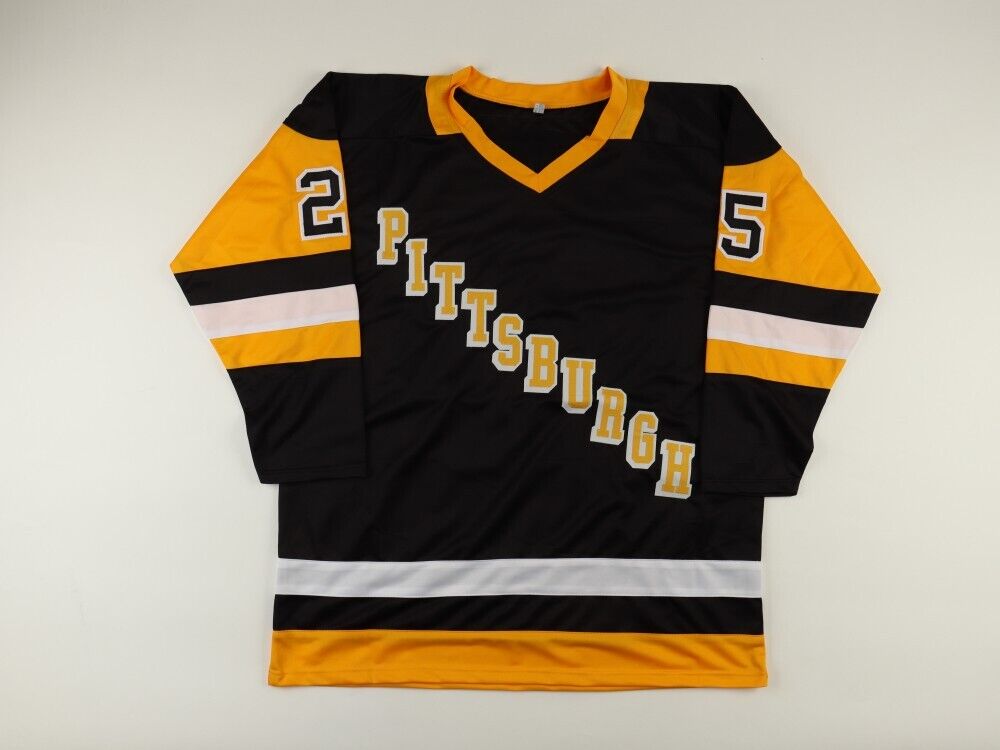 Kevin Stevens Signed Penguins Jersey (Beckett) Pittsburgh 2xStanley Cup Champion