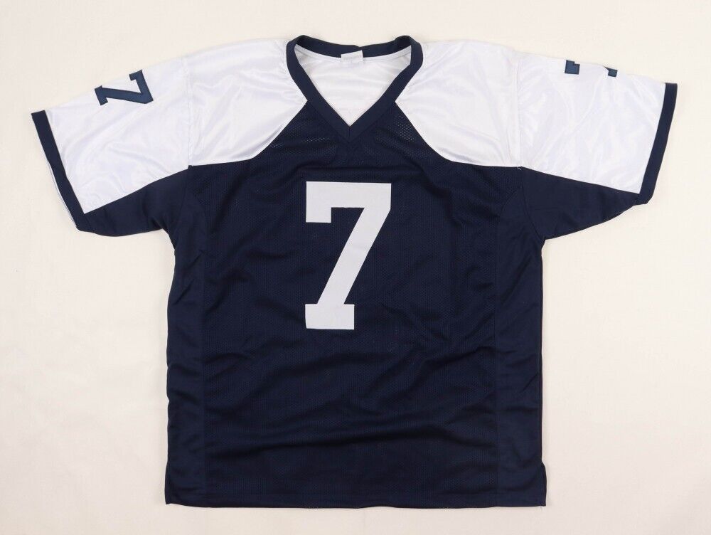 Cooper Rush Signed Dallas Cowboys Thanksgiving Throwback Jersey (Gameday Sports)