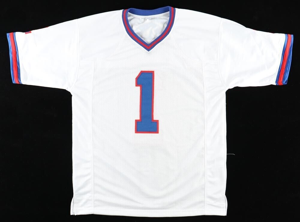 Bill Parcels Signed New York Giant Jersey (JSA COA) 2xSuper Bowl Champion Coach