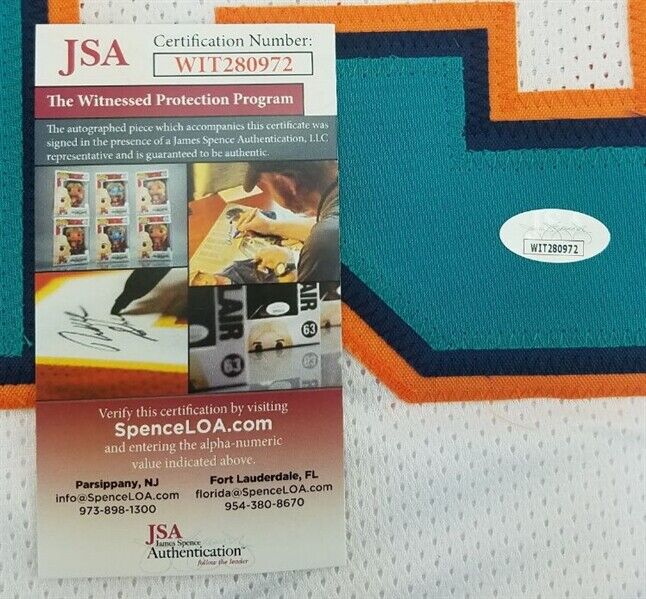 Jakeem Grant Sr Signed Miami Dolphins Jersey (JSA COA) Wide Receiver Texas Tech