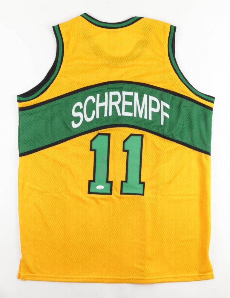 Detlef Schrempf Signed Seattle Supersonics Jersey (JSA COA) 3xAll Star Forward