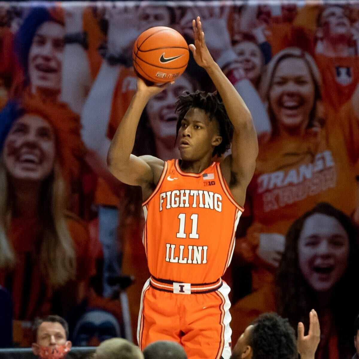 Ayo Dosunmu Signed Illinois Fighting Illini Jersey (Beckett) Chicago Bulls Guard