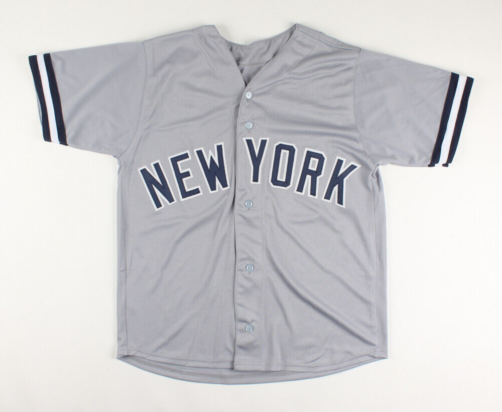 David Justice Signed New York Yankees Jersey (PSA COA) 2xWorld Series Champion