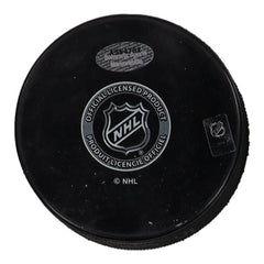Denis Savard Signed Blackhawks Logo Puck Inscribed "Savoir Faire" (Schwartz)