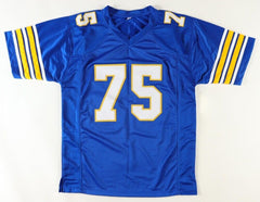 Jim Covert Signed Pittsburgh Panthers Jersey Inscribed "CHOF 2003"(JSA COA) Pitt