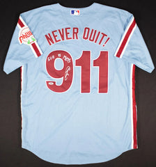 Robert O’Neill Signed Philadelphia Phillies 911 Never Forget Jersey (PSA)