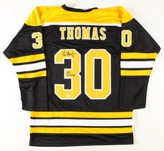 Tim Thomas Signed Boston Bruins Jersey Inscribed "2011 SC Champs" (JSA COA)