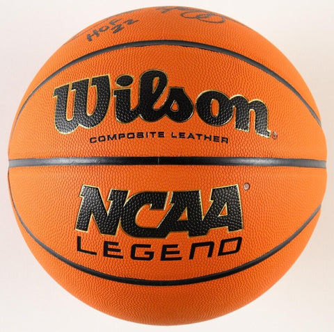 Bob Huggins Signed NCAA Basketball West Virginia Mountaineers (JSA) HOF Coach