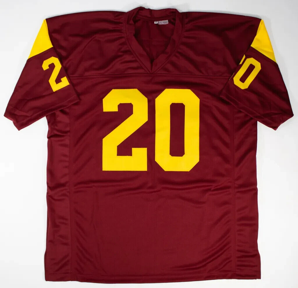 Mike Garrett Signed USC Trojans Jersey (JSA COA) Kansas City Chiefs Running Back