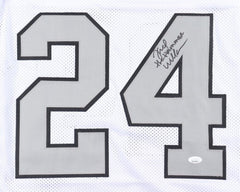 Fred Williamson Signed Oakland Raiders Jersey Inscribed "The Hammer"(Beckett) DB