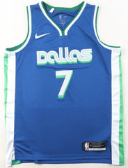 Dwight Powell Signed Dallas Mavericks Nike Jersey (JSA COA) 2014 NBA Draft Pick