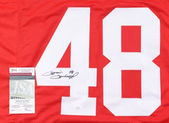 Brian Baschnagel Signed Ohio State Buckeyes Jersey (JSA COA) Chicago Bears W.R.