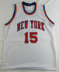 Earl Monroe Signed New York Knicks Jersey (JSA) 1973 World Champion Point Guard