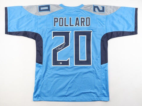 Tony Pollard Signed Tennessee Titans Jersey (Beckett) Ex-Memphis Tiger R.B.