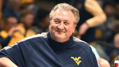 Bob Huggins Signed NCAA Basketball West Virginia Mountaineers (JSA) HOF Coach