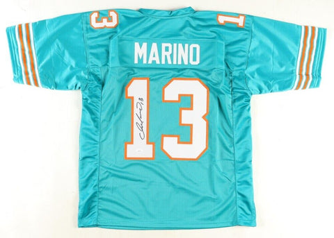 Dan Marino Signed Miami Dolphins Jersey (JSA COA) 9xPro Bowl QB / HOF / 1984 MVP