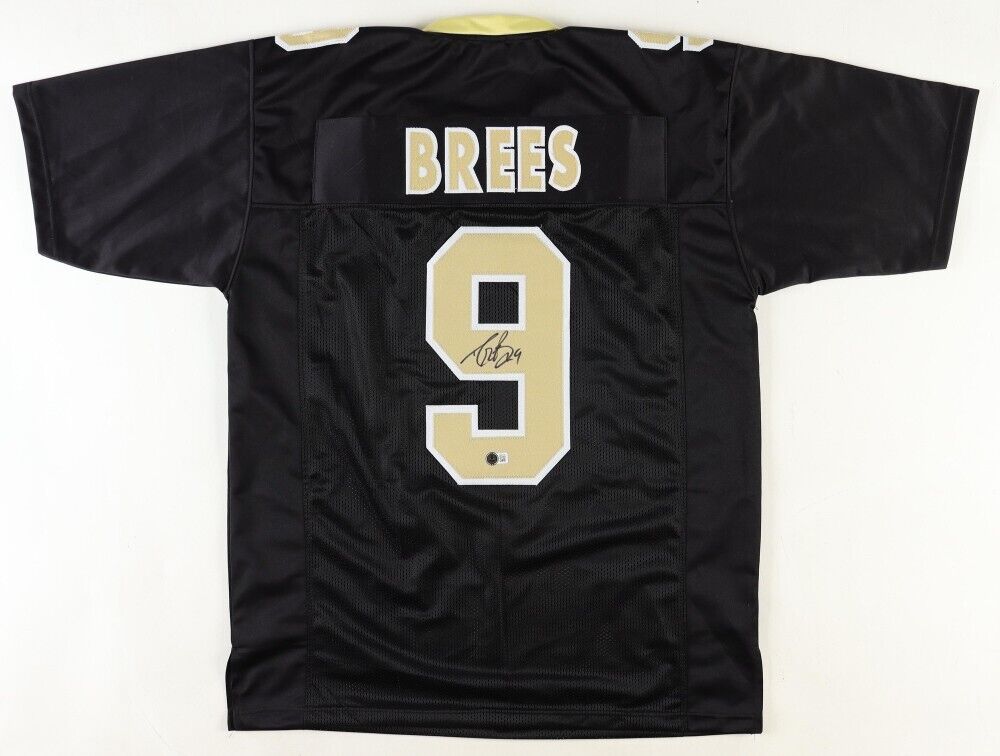 Drew Brees Signed New Orleans Saints Jersey (Beckett) Super Bowl XLIV Champ  /MVP