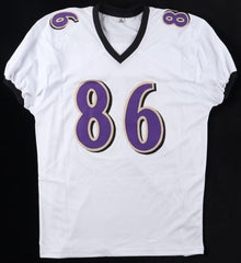 Todd Heap Signed Baltimore Ravens Pro Cut Jersey (JSA) 2xPro Bowl Tight End