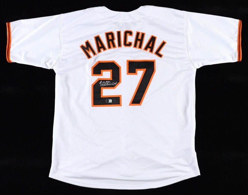 Juan Marichal Signed San Francisco Giants Jersey (Beckett) 1969 MLB ERA Leader