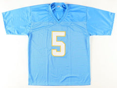 Joshua Palmer Signed San Diego Chargers Jersey (JSA) 2021 3rd Round Pick W.R.