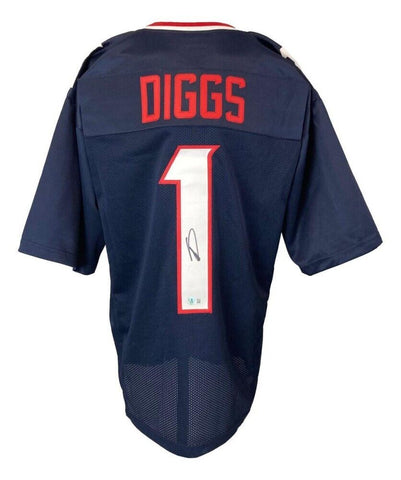 Stefon Diggs Signed Houston Texans Jersey (Beckett) All Pro Wide Receiver